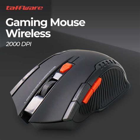 Jual Taffware Gaming Mouse Wireless 6d 24ghz 1600 Dpi W4