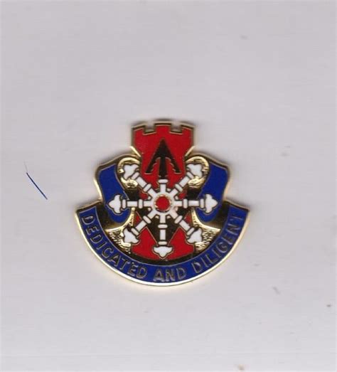 Us Army 111th Engineer Battalion Dui Crest Cb Clutchback Badge G 23 Ebay