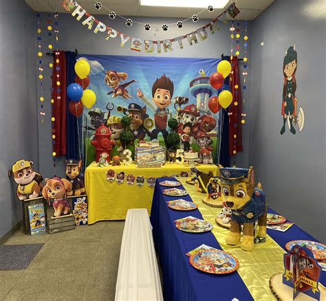 Paw Patrol Themed Party