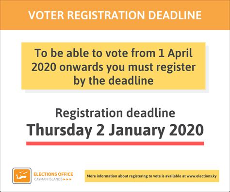 voter registration deadline reminder