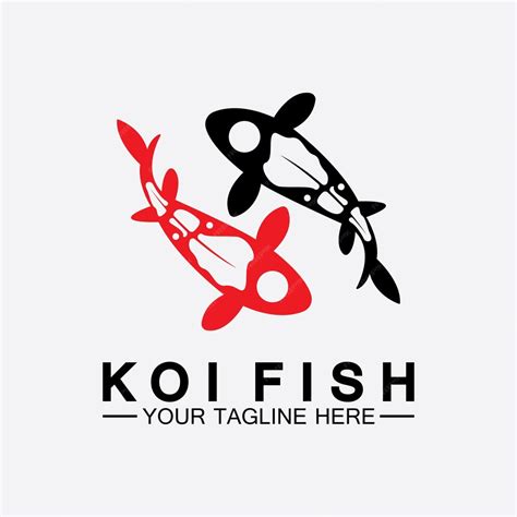 Premium Vector Koi Fish Logo Design Vector Template