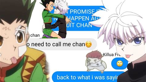 Gon And Killua First Date Hxh Texting Story Bonus Animation Youtube
