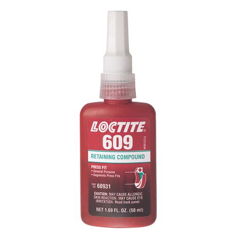 Loctite 135512 General Purpose Retaining Compound 609 50ml Bottle