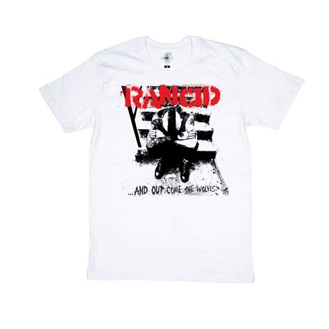 And Out Come The Wolves T Shirt White Artist First