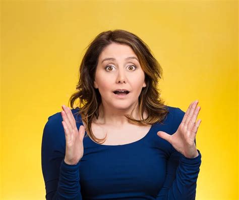 startled woman looking shocked surprised stock image everypixel