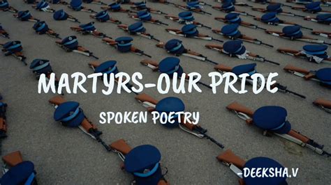 Spoken Poetry On Martyrs 🇮🇳 Youtube