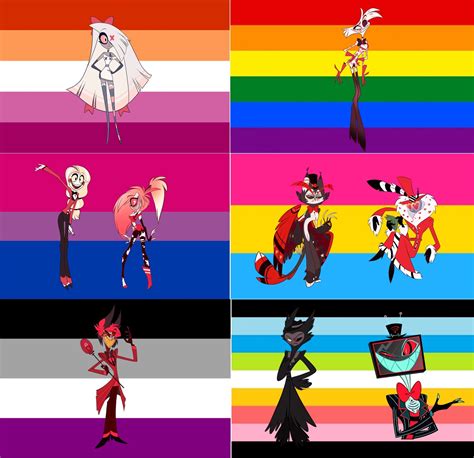 Lgbtq Hazbin Hotel Characters By Bluespider17 On Deviantart