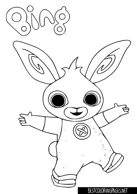 Bing Bunny Coloring Pages Free Printable Coloring Pages Sexiz Pix