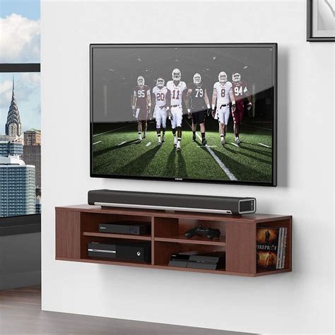 Buy Fitueyes Floating Tv Shelf Wall Mounted Entertainment Center Media