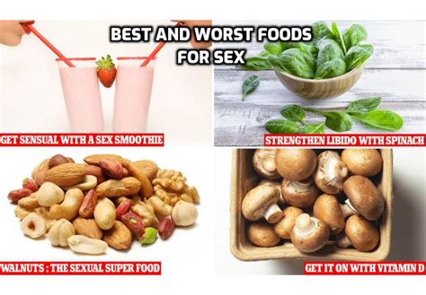 The Best And Worst Foods For Sex Revealed Here Anti Aging Beauty