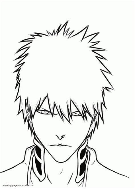 Coloring Page Of Bleach Coloring Pages Printablecom