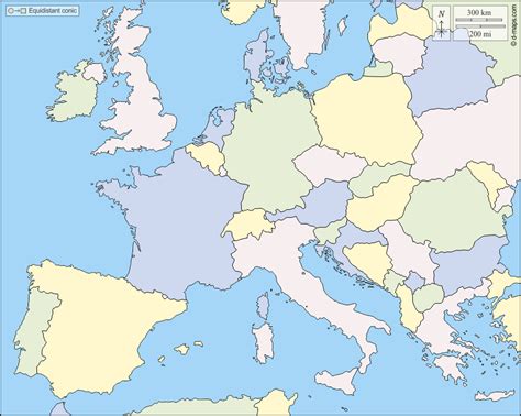 Mapas De Europa 2019 Más De 200 Imágenes Para Imprimir