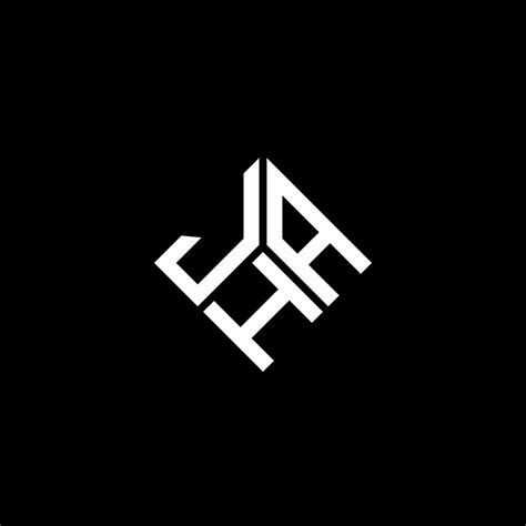 Jha Letter Logo Design On Black Background Jha Creative Initials Letter Logo Concept Jha