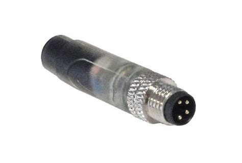 M8 Flex In Line Overmold Connector Male