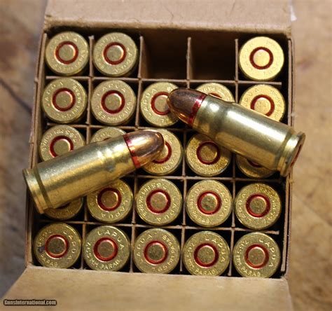 Lapua 30 Luger Ammunition 765 Parabellum Full Metal Jacket 2 Boxes Of