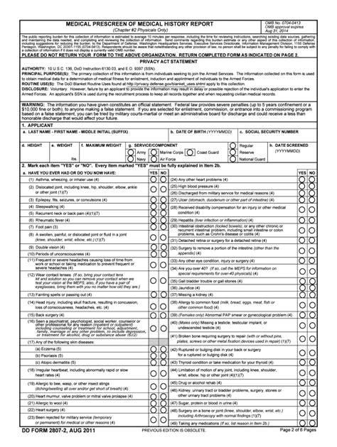 Dd Form 2807 2 Fill Out And Sign Online Dochub