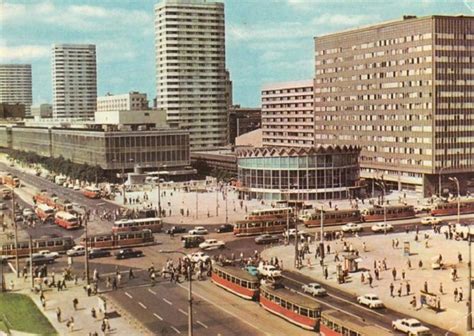 Warszawa 1970s Warsaw San Francisco Skyline Postcard