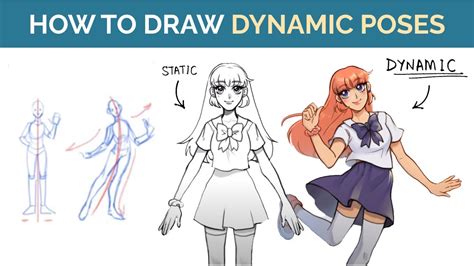 How To Draw Dynamic Poses In Anime Youtube