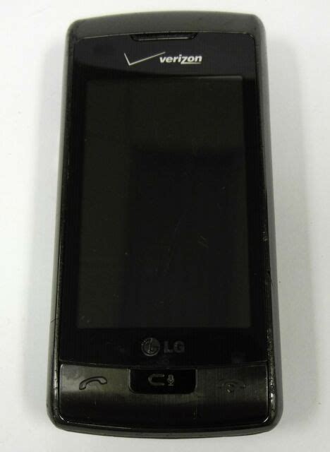 Lg Env Touch Vx11000 Black Silver Verizon Cellular Phone Ebay