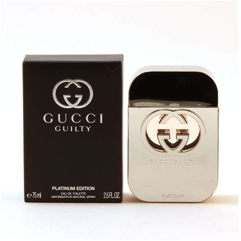 Gucci Guilty Platinum For Women Eau De Toilette Spray 25 Oz