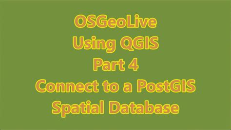 Spatial Database Connect To Postgresql Postgis Through Qgis Vrogue