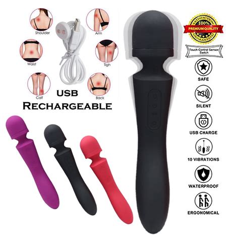 Buy Heating Vibrate Massager Usb Rechargeable Magic