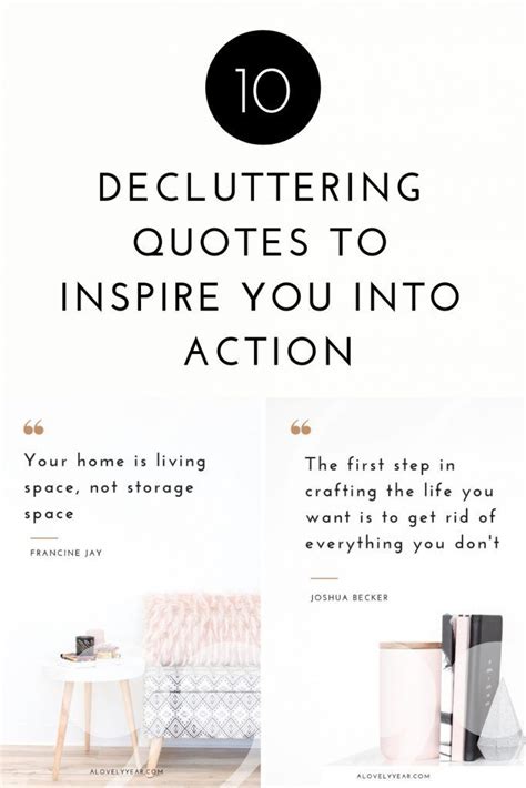 10 Decluttering Quotes To Inspire You Into Action Inspirational