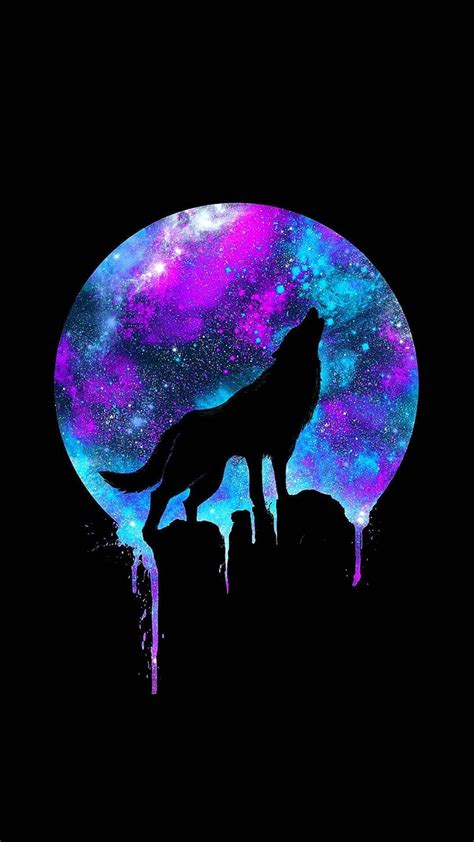 Cool Wolf Photo Galaxy Galaxy Wolf Wallpaper 69 Images