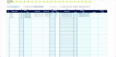 Inventory and booking manager for rental business spreadsheet room. 8 Excel Booking Calendar Template - Excel Templates - Excel Templates