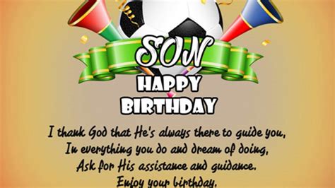 Say happy birthday son with the best birthday messages, wishes, status, and quotes from mother. Birthday Messages for Son, Birthday Greetings for your Son ...