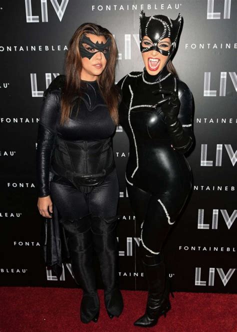 Kim Kardashian Cat Woman Costume At Halloween Party 34 Gotceleb