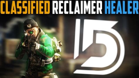 The Division Classified Reclaimer PvE Healer Build Guide Patch YouTube