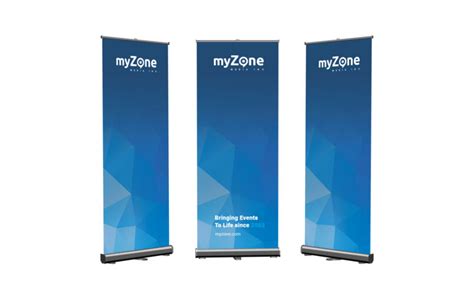 Retractable Banners Myzone Printing