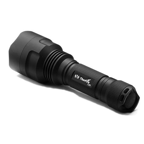 Thorfire Upgraded C8s Tactical Flashlight 18650 Battery And Charger