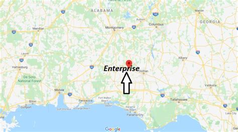 Enterprise Al Zip Code Map Map