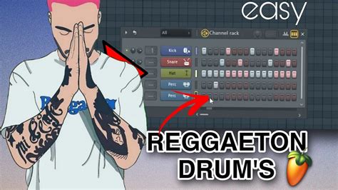 Easy Reggaeton Drums Beat Pattern Beginner Fl Studio Youtube