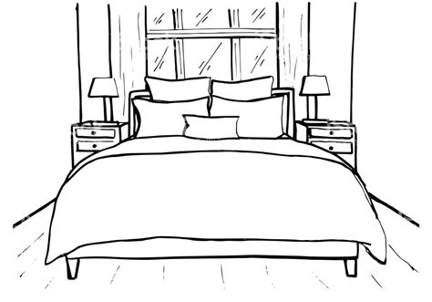 A Bed Drawing At Explore Collection Of A Bed Drawing