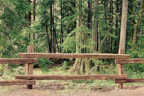 Easy step by step guide to build a split rail fence that is functional and beautiful. Cedar Split Rail Fence | High-Quality Nature Stock Photos ~ Creative Market