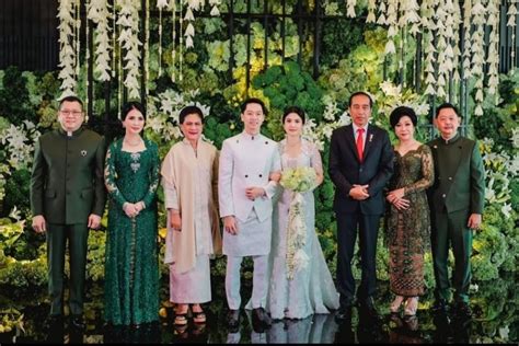 Jokowi Serta Prabowo Jadi Saksi Pernikahan Kevin Sanjaya Dan Valencia Nasional Katadata Co Id