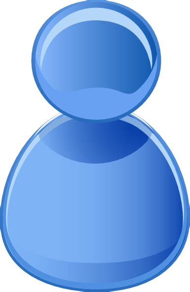 User Symbol Blue Clip Art At Vector Clip Art Online
