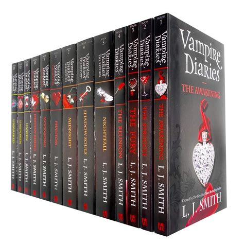Vampire Diaries Complete Collection 13 Books Set By L J