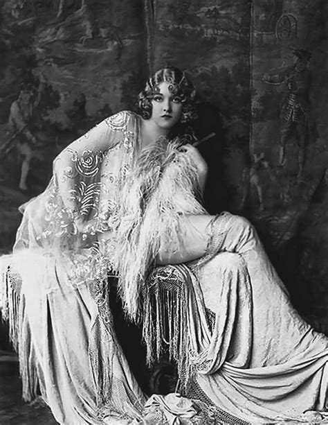 1920s Era Ziegfeld Girl Gladys Glad Black And White Print Etsy
