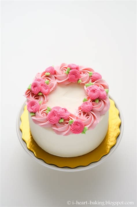 I've divided it into indulgent and wholefood cakes. i heart baking!: floral wreath cake for mother's day