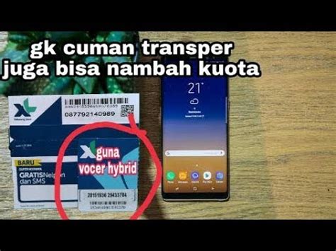 Cara dapat kuota gratis dari pemerintah 35 gb, 42 gb dan 50 gb perbulan. Cara transper kuota dengan vocer xL combo lite - YouTube