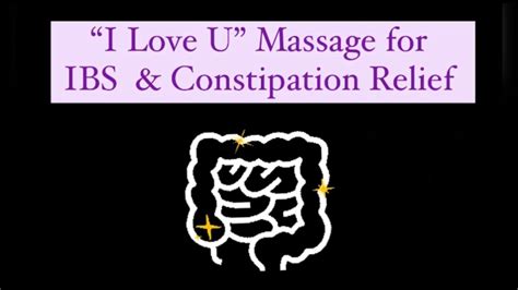 ilu massage for ibs and constipation youtube