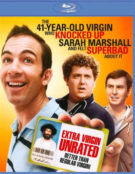 Best Buy The 41 Year Old Virgin Who Knocked Up Sarah Marshall And Felt Superbad About It [blu