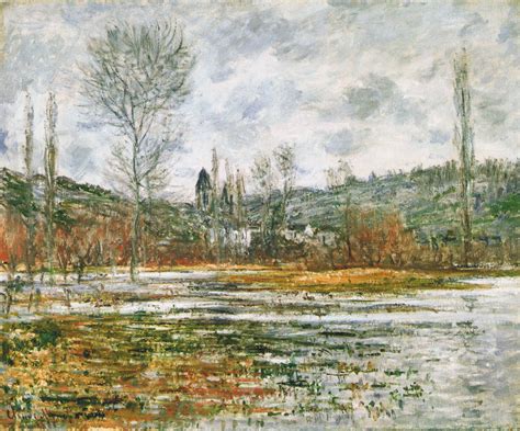 Vetheuil Prairie Inondee Claude Monet Encyclopedia