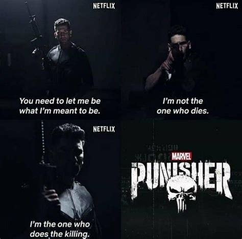 Punisher Netflix Marvel Netflix The Punisher Quotes Marvel Avengers