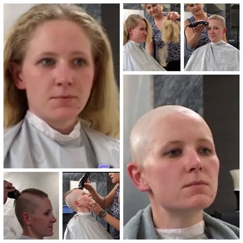 Getting Her Summer Haircut Bald Head Women Bald Women Forced Haircut