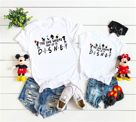 Disney Friends Inspired Shirts The One Where They Got To Disney